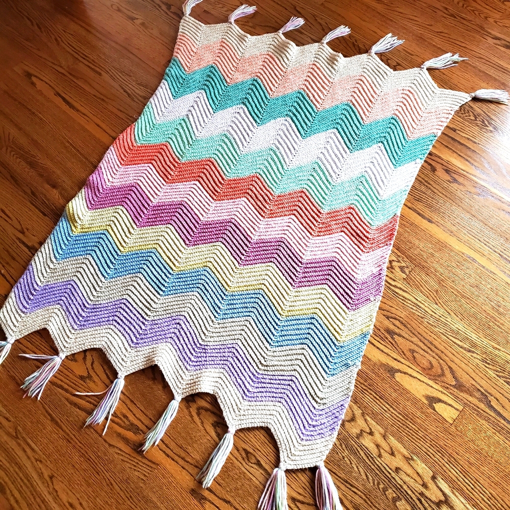 Vintage Knit Blanket